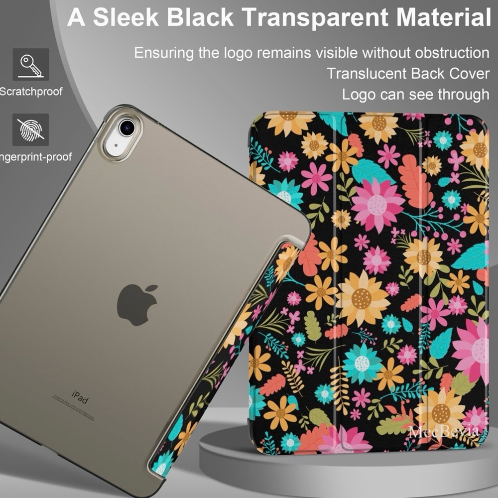New iPad Air 11-inch M4 2026 / M3 2025 / M2 2024 Hard PC Floral  cover